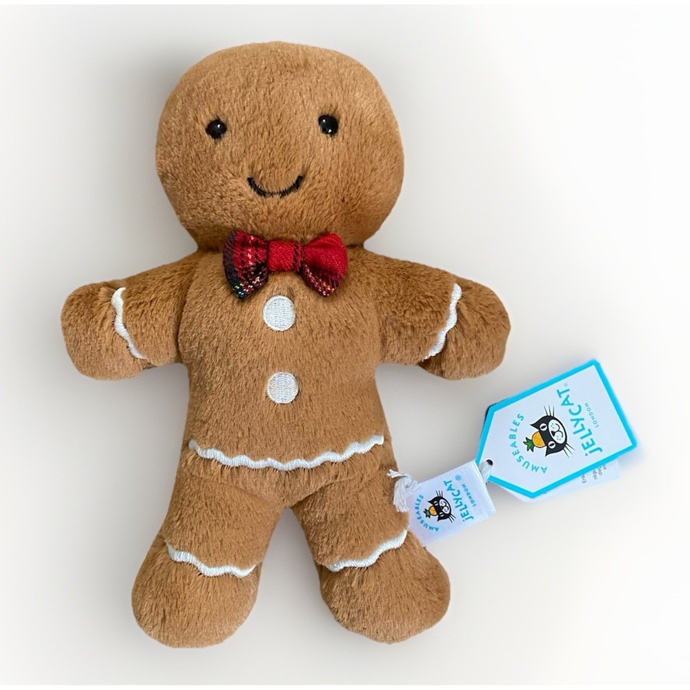 Jellycat Jolly Gingerbread Fred 7" plush AUTHENTIC US SELLER NEW 2025 Christmas - Picture 1 of 5